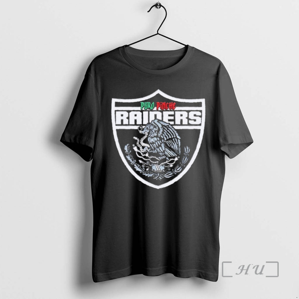 Officials Puro Pinche Raiders Logo T-Shirts, Hoodie, Sweatshirt | InkNestWear.com