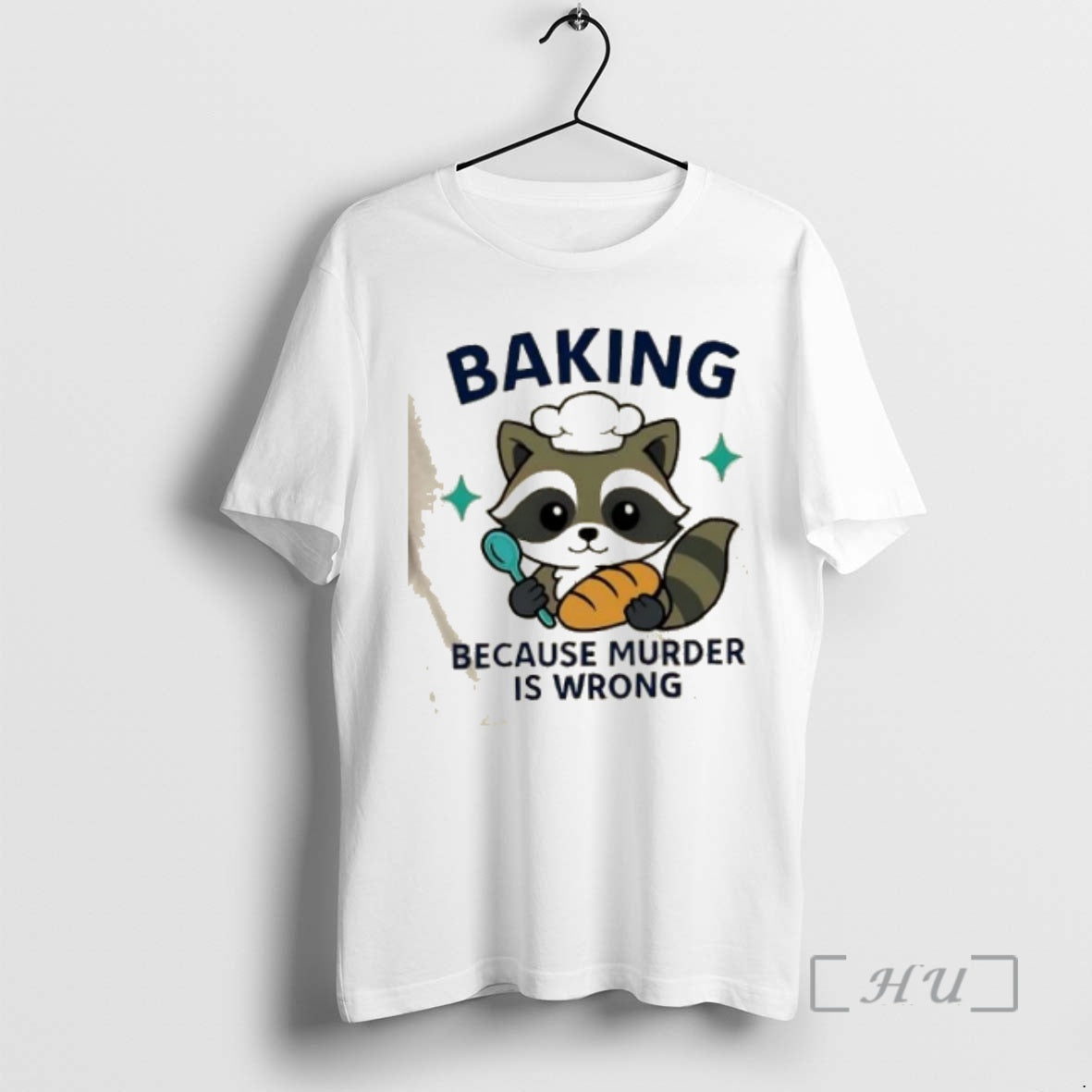 Officials Raccoon Baking Because Murder Is Wrong T-Shirts, Hoodie, Sweatshirt | InkNestWear.com