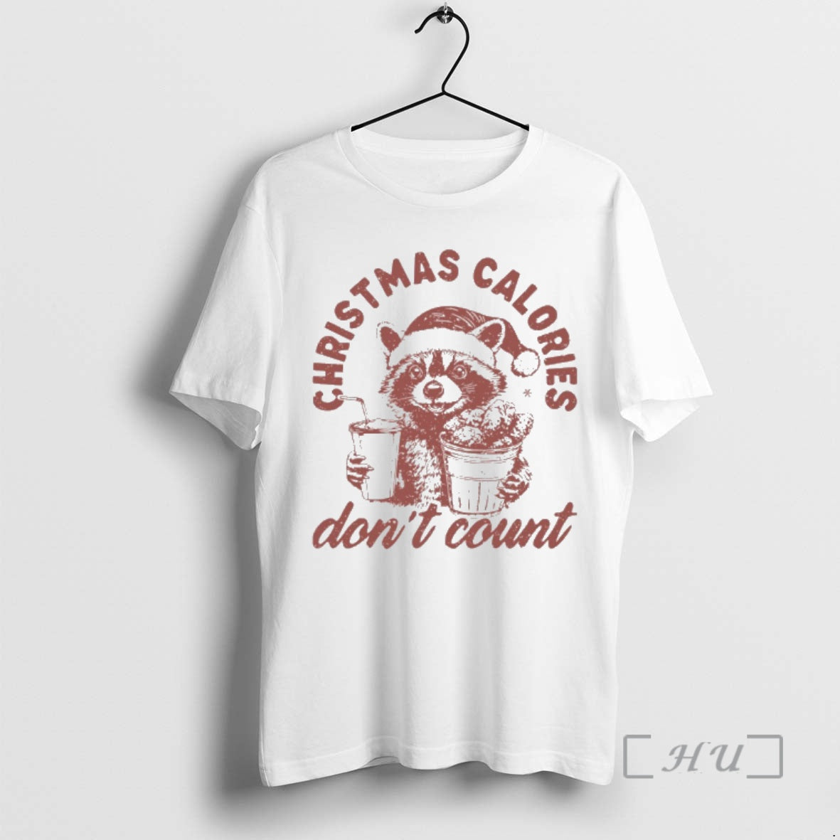 Officials Raccoon Christmas Calories Dont Count T-Shirts, Hoodie, Sweatshirt | InkNestWear.com