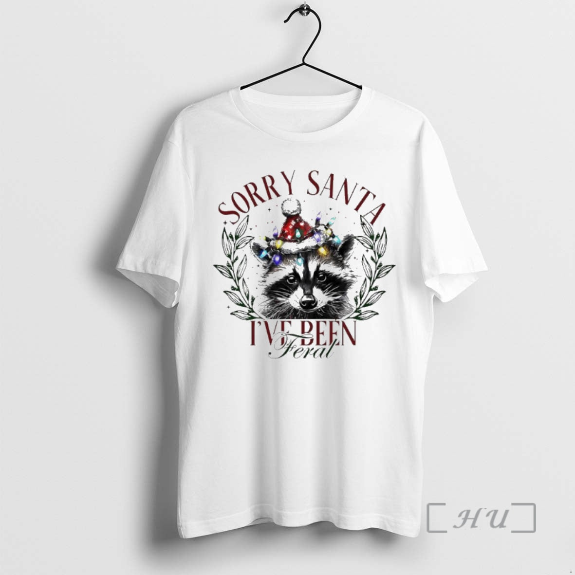 Officials Raccoon Sorry Santa Ive Been Feral Christmas T-Shirts, Hoodie, Sweatshirt | InkNestWear.com