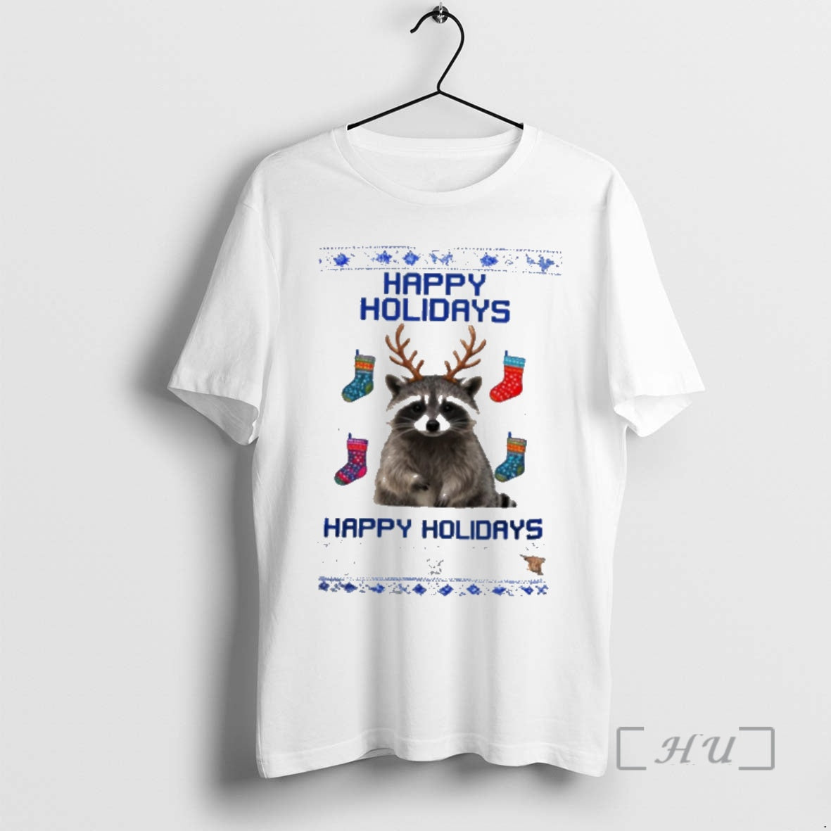 Officials Raccoon Happy Holiday Ugly Christmas T-Shirts, Hoodie, Sweatshirt | InkNestWear.com