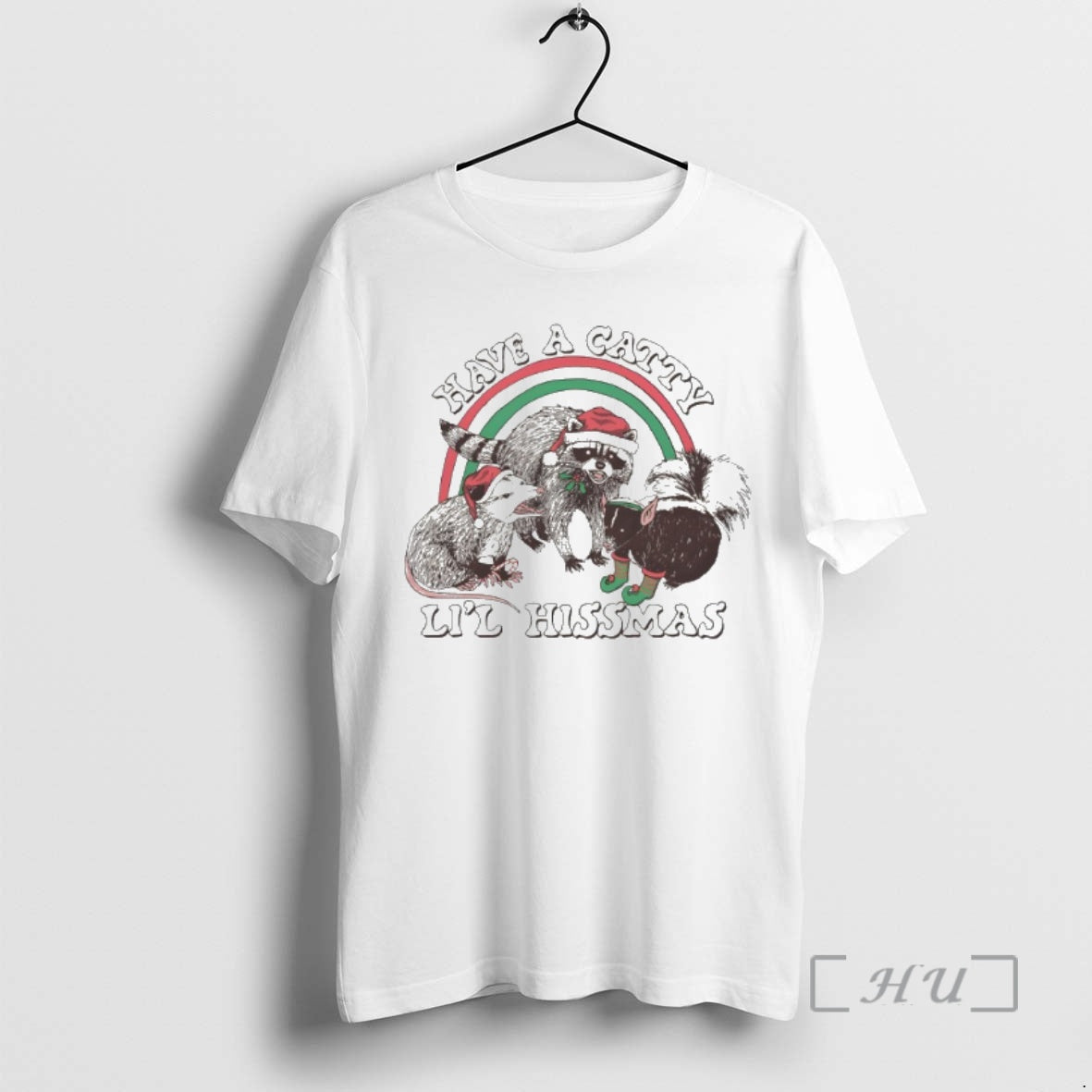 Officials Raccoon Have A Catty Lil Hissmas Christmas T-Shirts, Hoodie, Sweatshirt | InkNestWear.com