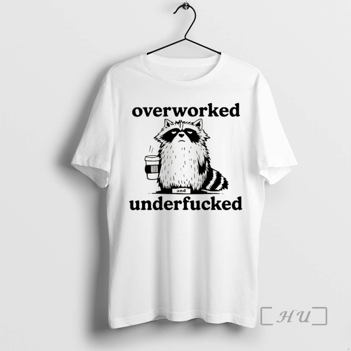 Officials Raccoon Overworked And Underfucked Christmas T-Shirts, Hoodie, Sweatshirt | InkNestWear.com