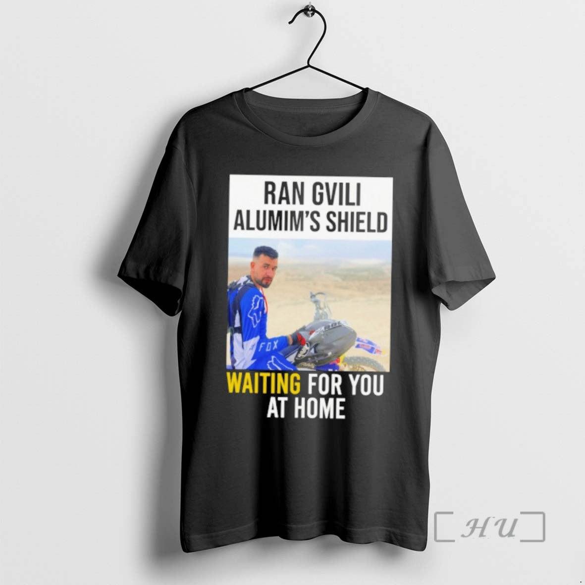 Officials Ran Gvili Alumins Shield Waiting For You At Home T-Shirts, Hoodie, Sweatshirt | InkNestWear.com