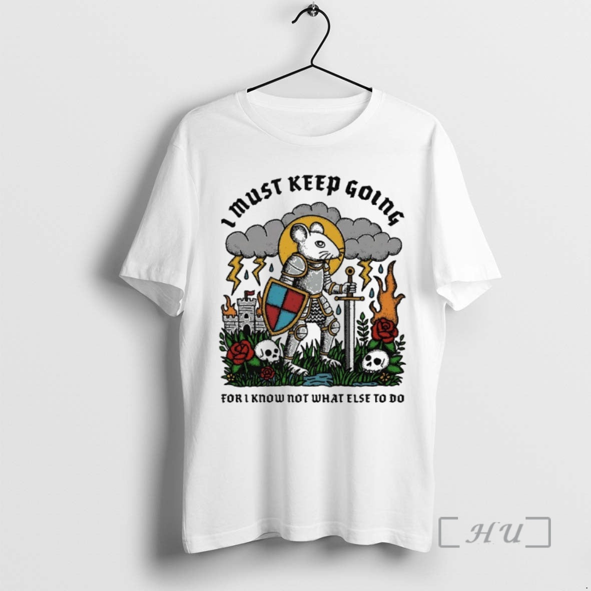 Officials Rat Knight I Must Keep Going For I Know Not What Else To Do T-Shirts, Hoodie, Sweatshirt | InkNestWear.com