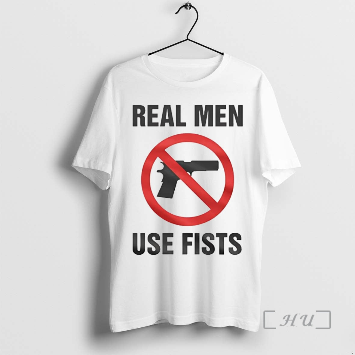 Officials Real Men Use Fists Banned Gun T-Shirts, Hoodie, Sweatshirt | InkNestWear.com