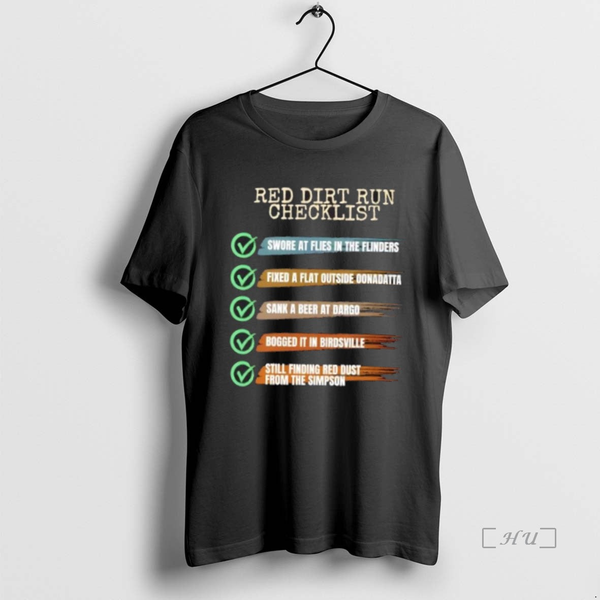 Officials Red Dirt Run Checklist T-Shirts, Hoodie, Sweatshirt | InkNestWear.com