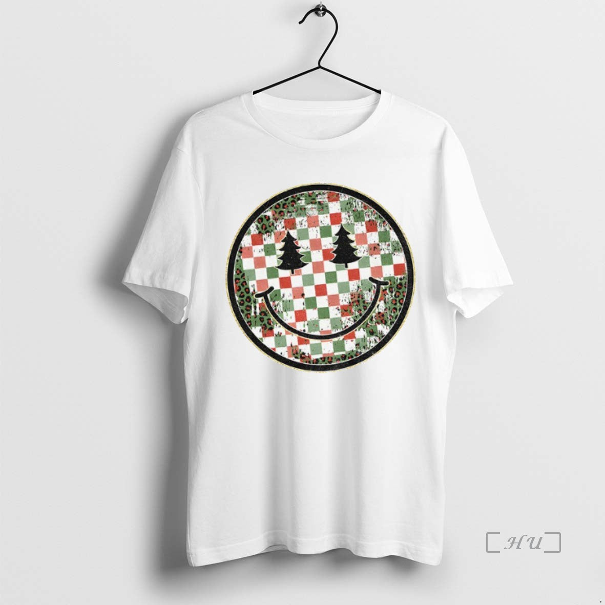 Officials Retro Smiley Christmas Trendy Checkered Xmas Face T-Shirts, Hoodie, Sweatshirt | InkNestWear.com