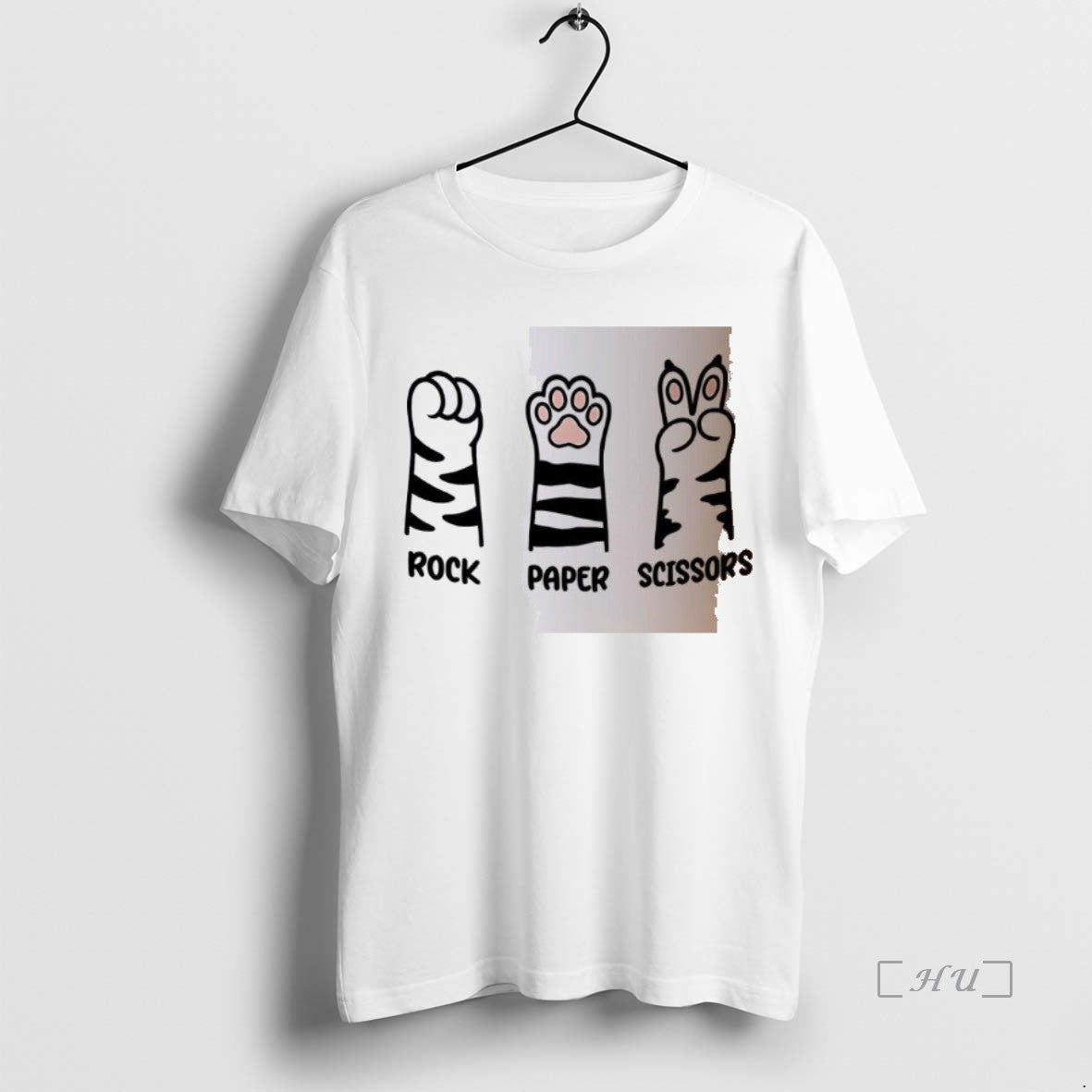 Officials Rock Paper Scissors Cat Paw T-Shirts, Hoodie, Sweatshirt | InkNestWear.com