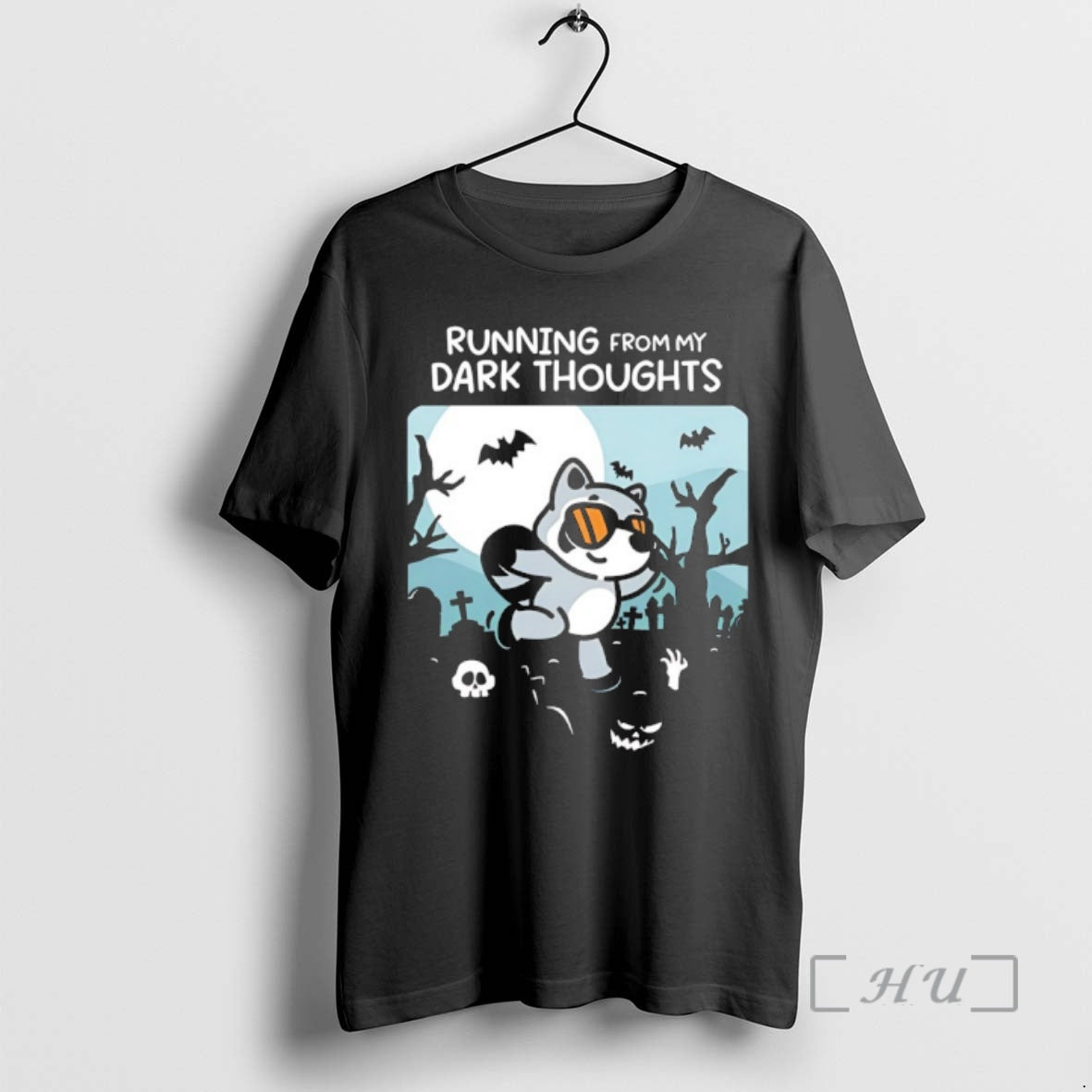 Officials Running From My Dark Thoughts Dog Halloween T-Shirts, Hoodie, Sweatshirt | InkNestWear.com