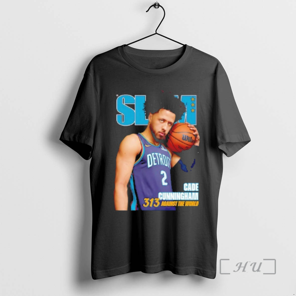 Officials Slam Cade Cunningham Detroit Pistons 313 Against The World T-Shirts, Hoodie, Sweatshirt | InkNestWear.com