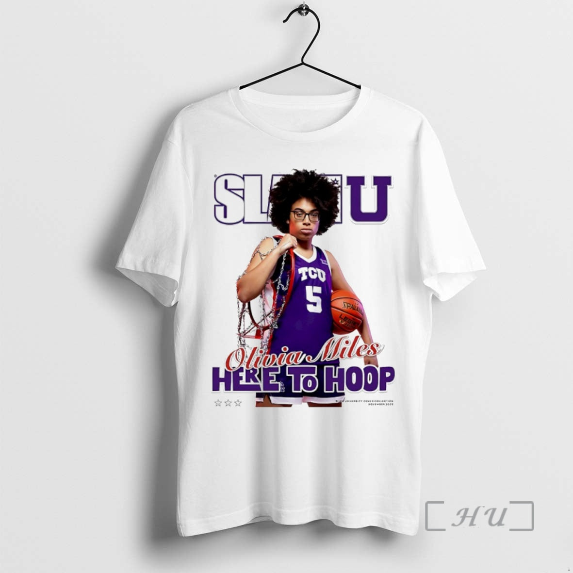 Officials Slamu Olivia Miles Here To Hoop Circle T-Shirts, Hoodie, Sweatshirt | InkNestWear.com