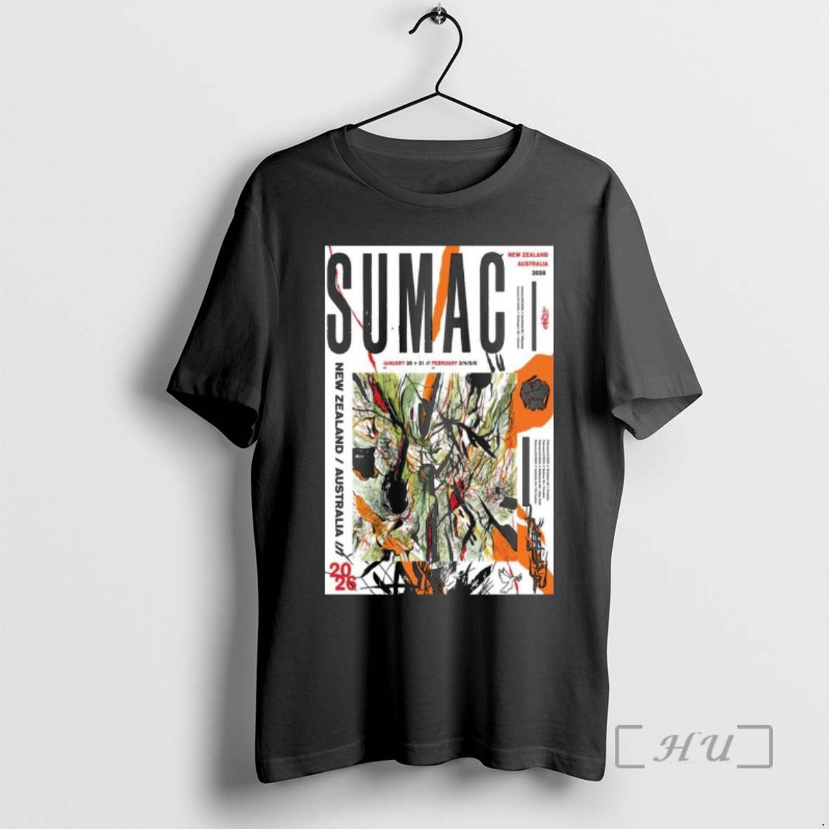 Officials Sumac Band New Zealand And Australia Tour 2026 T-Shirts, Hoodie, Sweatshirt | InkNestWear.com