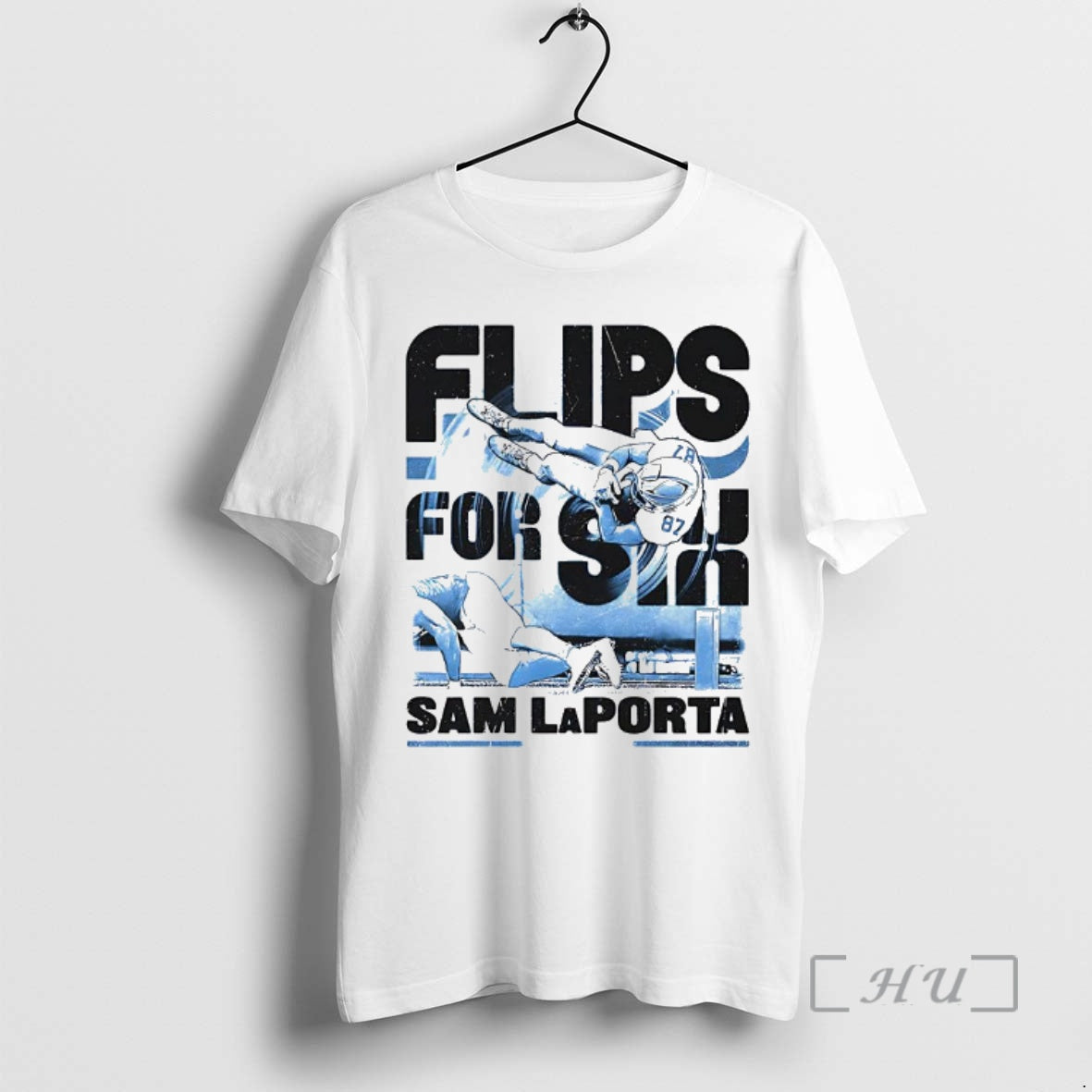 Officials Sam Laporta Detroit Lions Football Flips For Six T-Shirts, Hoodie, Sweatshirt | InkNestWear.com