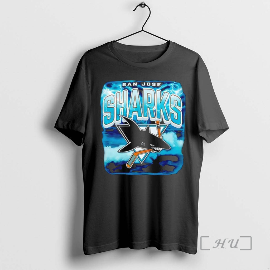 Officials San Jose Sharks Blue84 Heritage Stormy Sea Black T-Shirts, Hoodie, Sweatshirt | InkNestWear.com