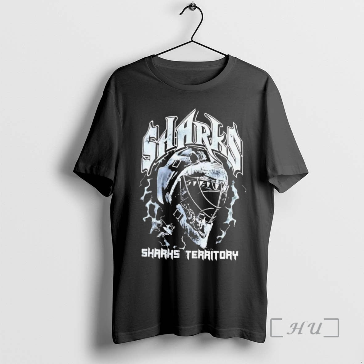 Officials San Jose Sharks Territory Helmet Retro Black T-Shirts, Hoodie, Sweatshirt | InkNestWear.com