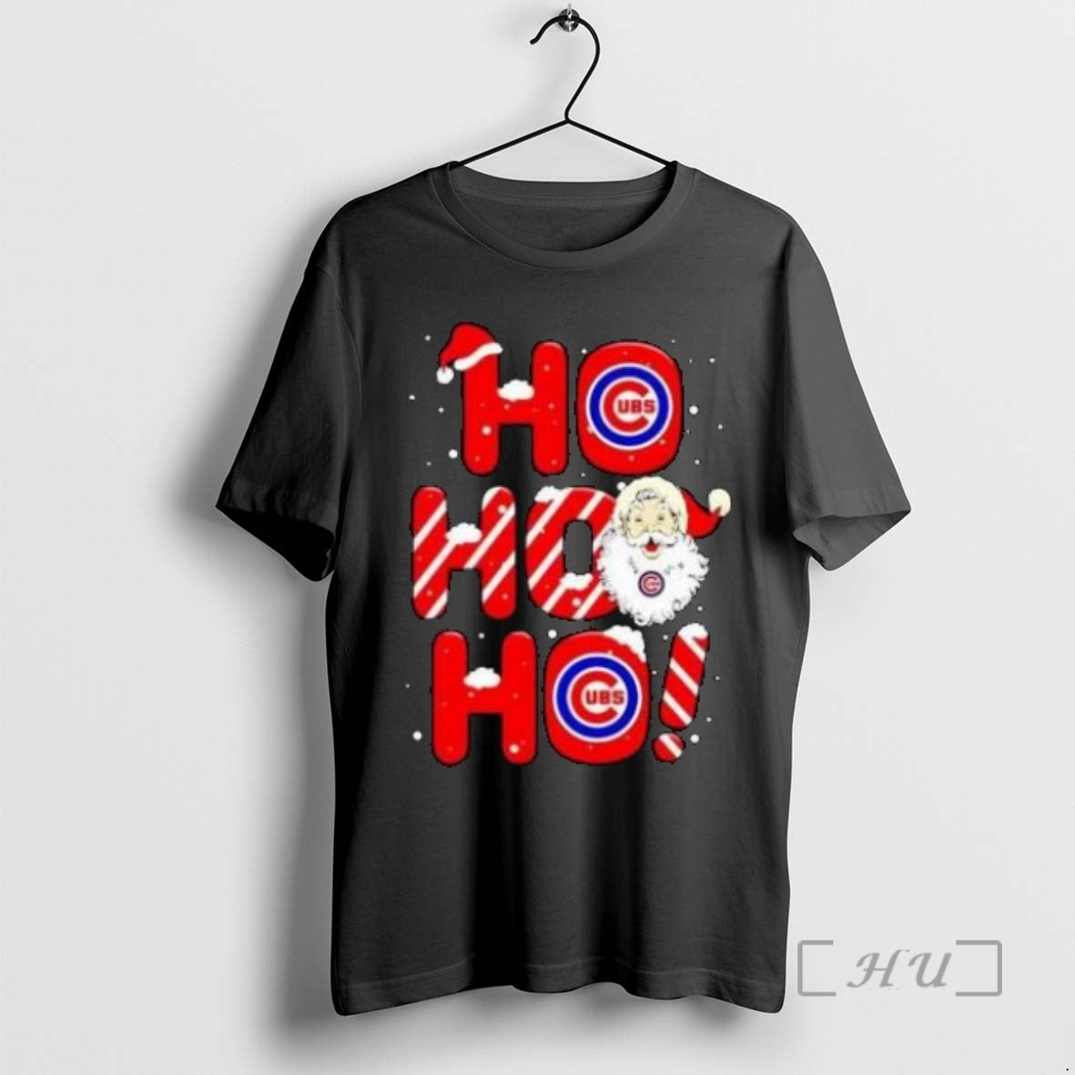 Officials Santa Claus Chicago Cubs Ho Ho Ho Merry Christmas 2025 Circle Black Premium T-Shirts, Hoodie, Sweatshirt