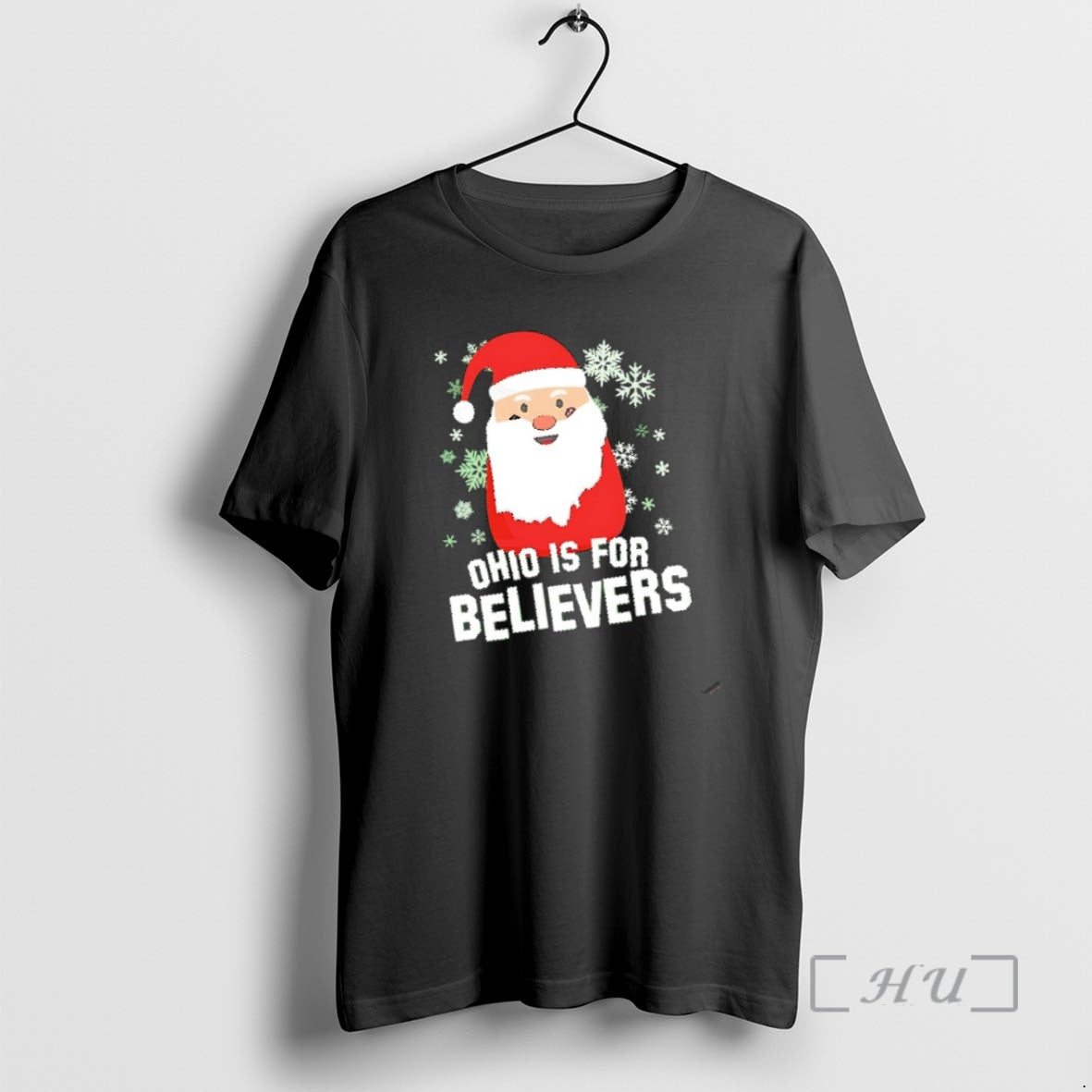 Officials Santa Claus Ohio Is For Believers Christmas T-Shirts, Hoodie, Sweatshirt | InkNestWear.com