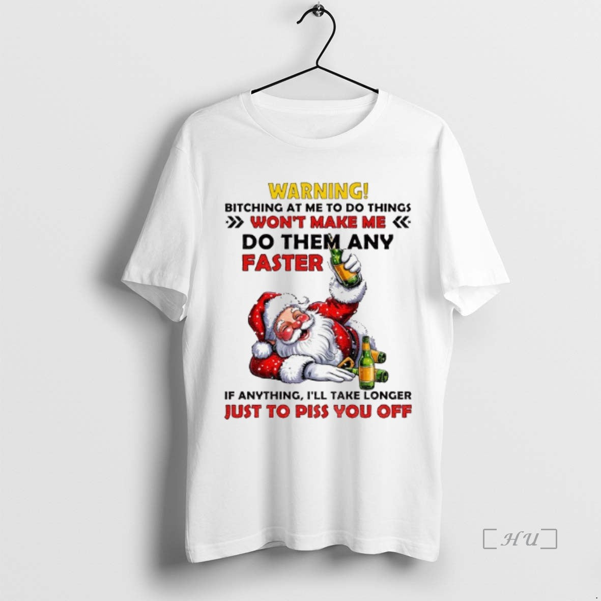 Officials Santa Claus Warning Bitching At Me To Do Things Wont Make Me Do Them T-Shirts, Hoodie, Sweatshirt | InkNestWear.com