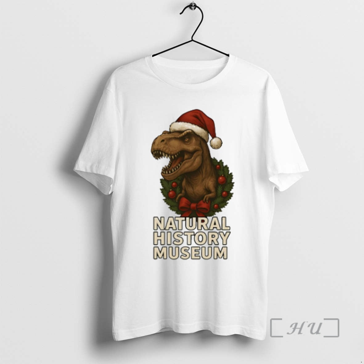 Officials Santa Dinosaur Natural History Museum Christmas T-Shirts, Hoodie, Sweatshirt | InkNestWear.com