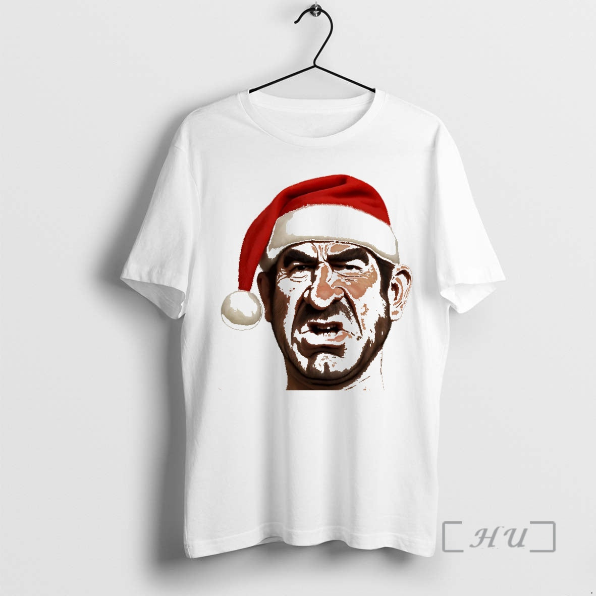 Officials Santa Eric Cantona Spitting Image Christmas Meme Christmas T-Shirts, Hoodie, Sweatshirt | InkNestWear.com