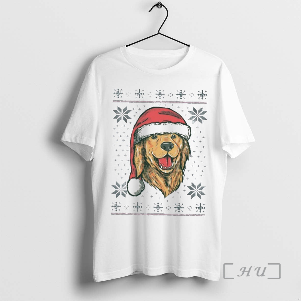 Officials Santa Golden Retriever Dog Ugly Christmas T-Shirts, Hoodie, Sweatshirt | InkNestWear.com