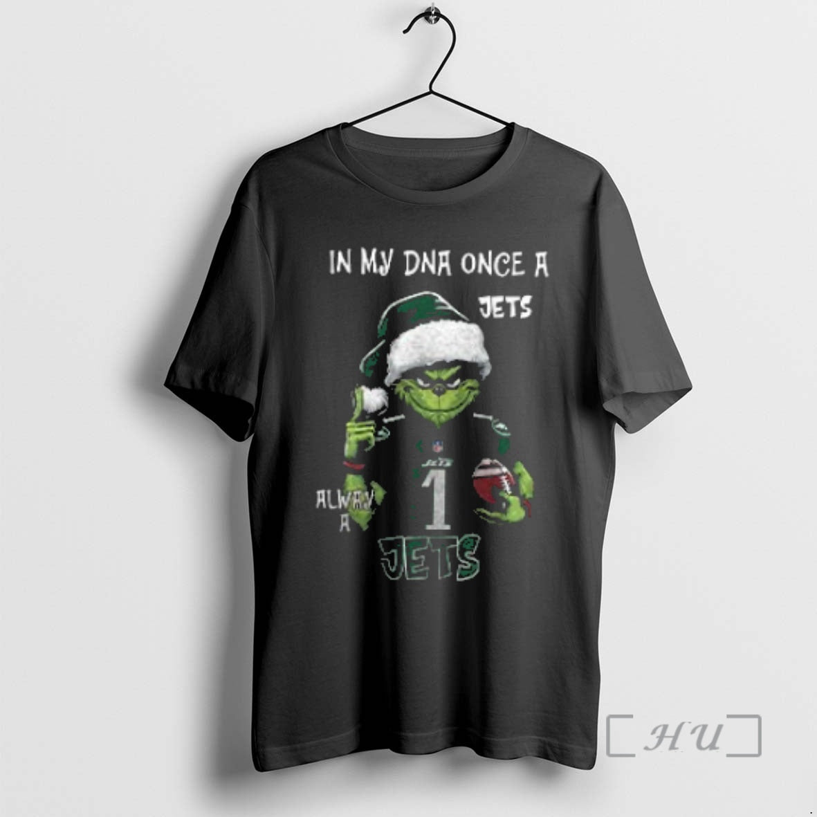 Officials Santa Grinch In My Dna Once A Jets Alway A New York Jets Christmas T-Shirts, Hoodie, Sweatshirt | InkNestWear.com