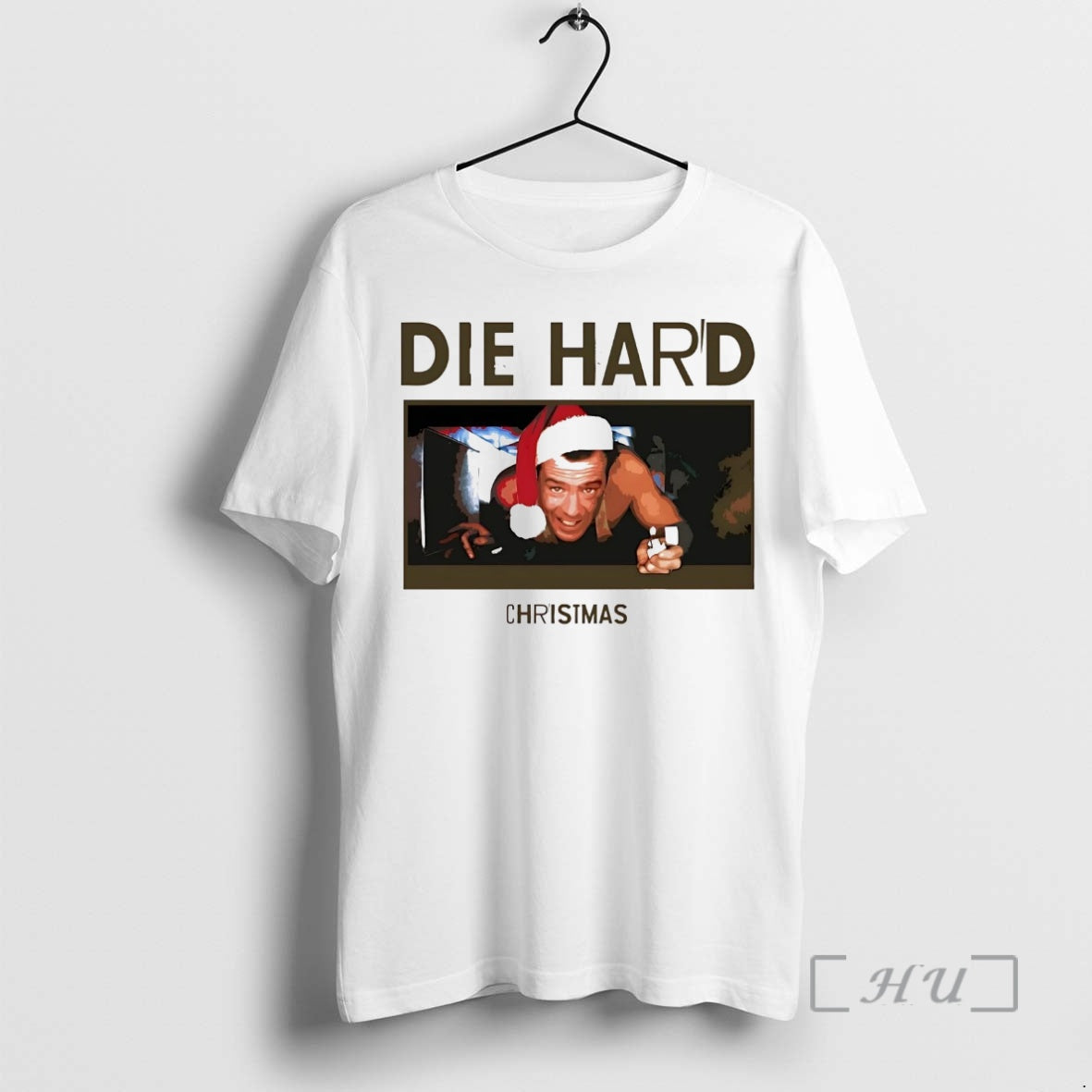 Officials Santa John Mcclane In Air Duct Die Hard Christmas T-Shirts, Hoodie, Sweatshirt | InkNestWear.com