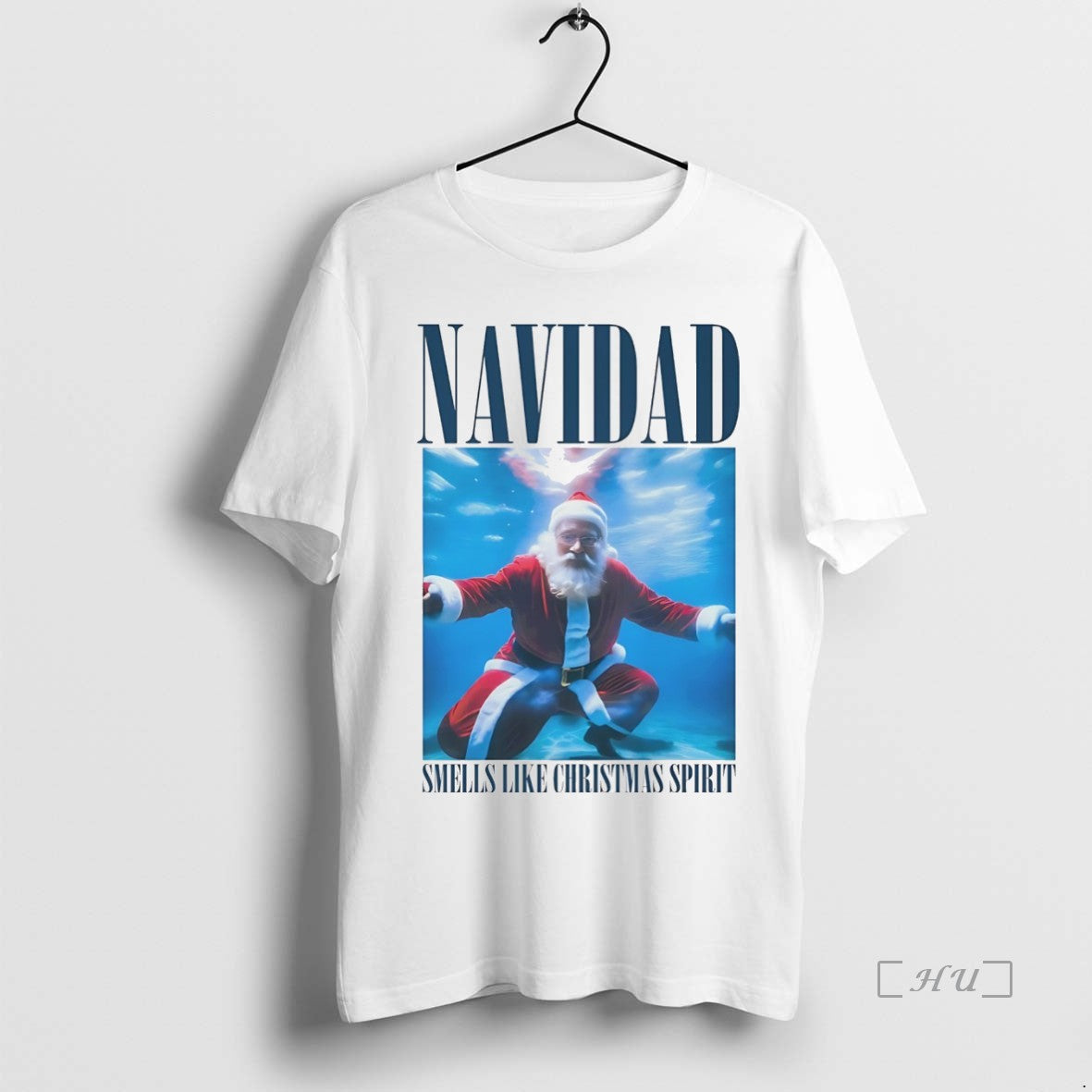 Officials Santa Navidad Smells Like Christmas Spirit White T-Shirts, Hoodie, Sweatshirt | InkNestWear.com