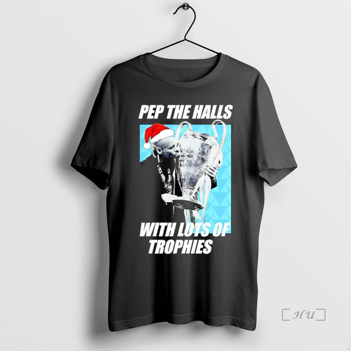 Officials Santa Pep Guardiola The Halls With Lots Of Trophies Christmas Christmas T-Shirts, Hoodie, Sweatshirt