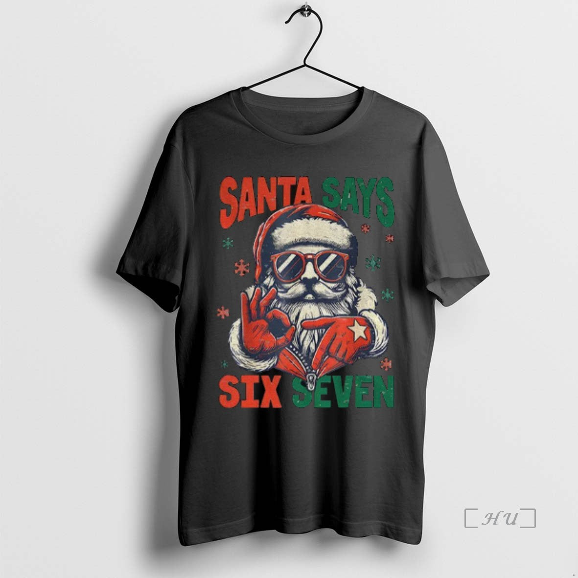 Officials Santa Says Six Seven Funny 6 7 Xmas T-Shirts, Hoodie, Sweatshirt | InkNestWear.com