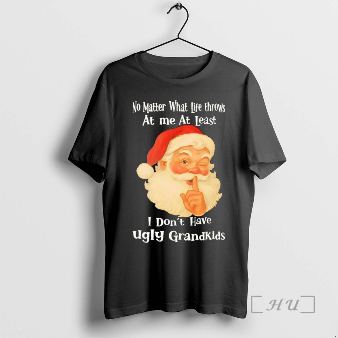 Officials Santa No Matter What Life Throws At Me At Least Christmas Premium T Shirts Hoodie, Sweatshirt | InkNestWear.com