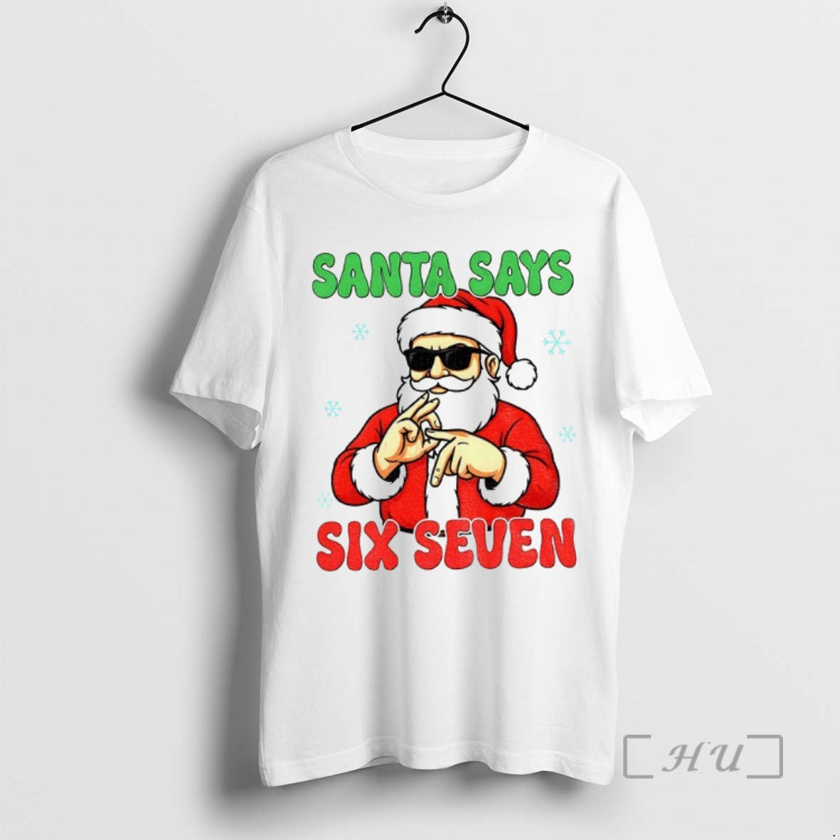 Officials Santa Says Six Seven Christmas 6 7 Funny Saying T-Shirts, Hoodie, Sweatshirt | InkNestWear.com