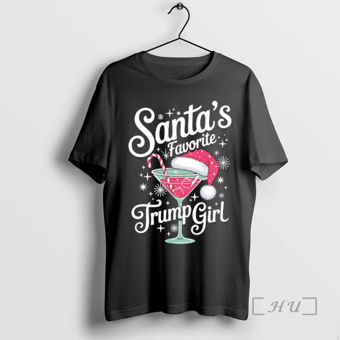 Officials Santas Favorite Trump Girl Wine Christmas T-Shirts, Hoodie, Sweatshirt | InkNestWear.com