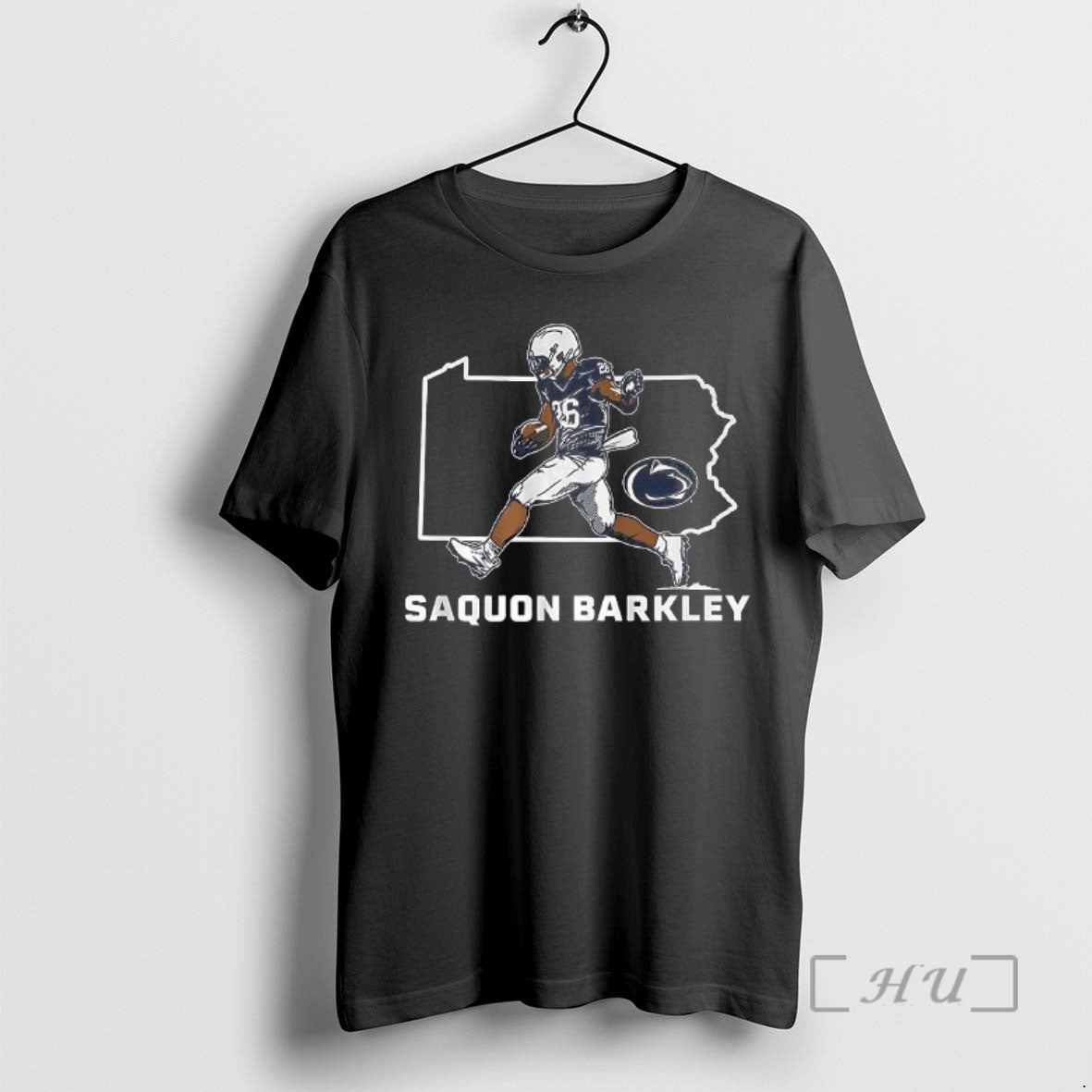 Officials Saquon Barkley Penn State Nittany Lions Football State Outline T-Shirts, Hoodie, Sweatshirt | InkNestWear.com