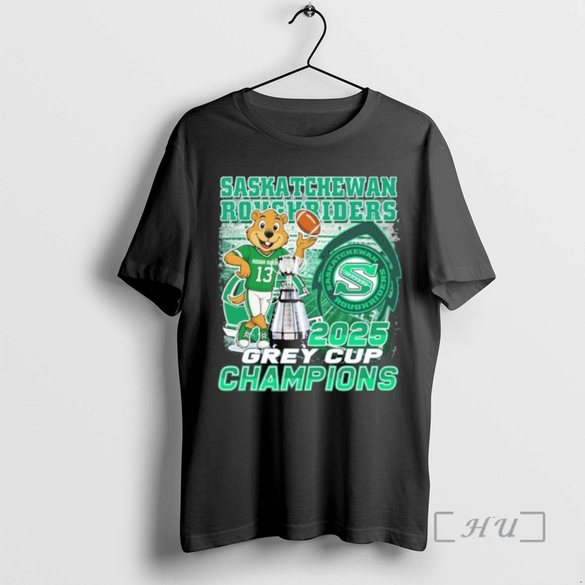 Officials Saskatchewan Roughriders Mascot 2025 Grey Cup Champions T-Shirts, Hoodie, Sweatshirt | InkNestWear.com