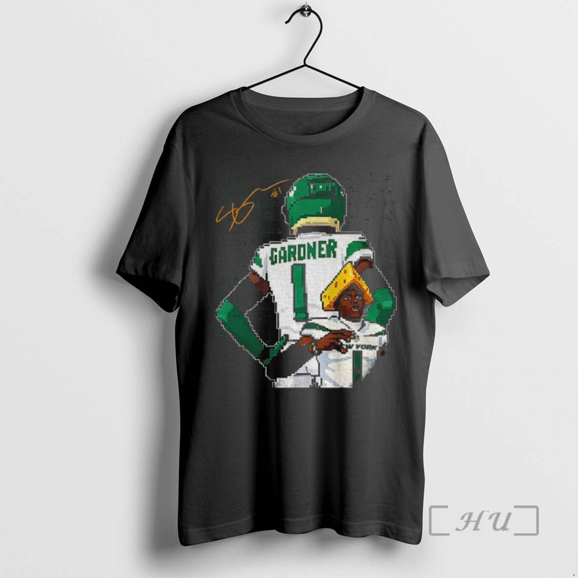 Officials Sauce Gardner Pixel Cartoon Signature T-Shirts, Hoodie, Sweatshirt | InkNestWear.com