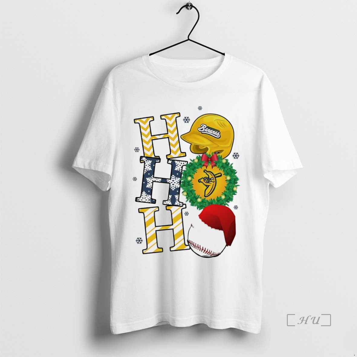 Officials Savannah Bananas Ho Ho Ho Holiday Baseball Christmas White T-Shirts, Hoodie, Sweatshirt | InkNestWear.com