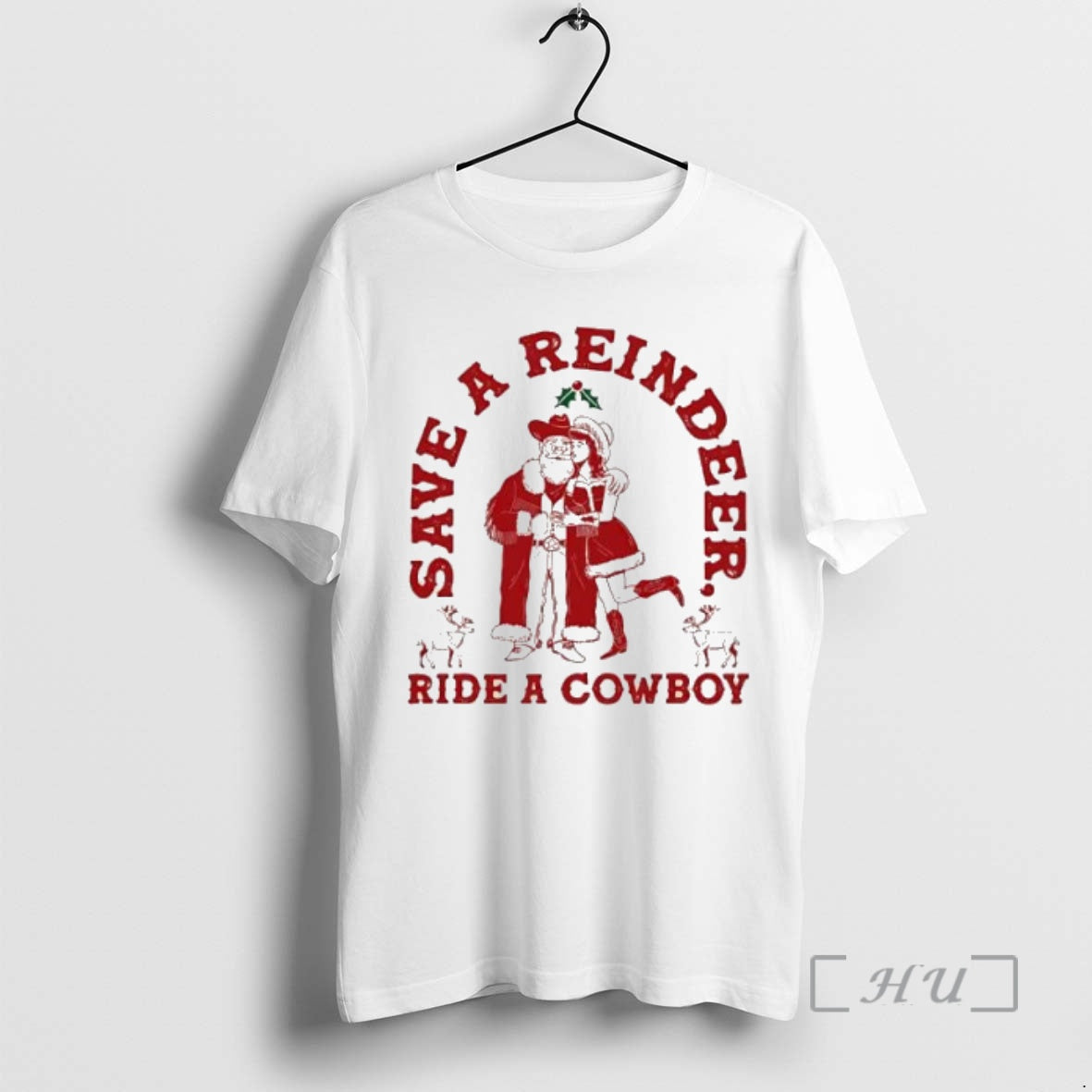 Officials Save A Reindeer Ride A Cowboy T-Shirts, Hoodie, Sweatshirt | InkNestWear.com