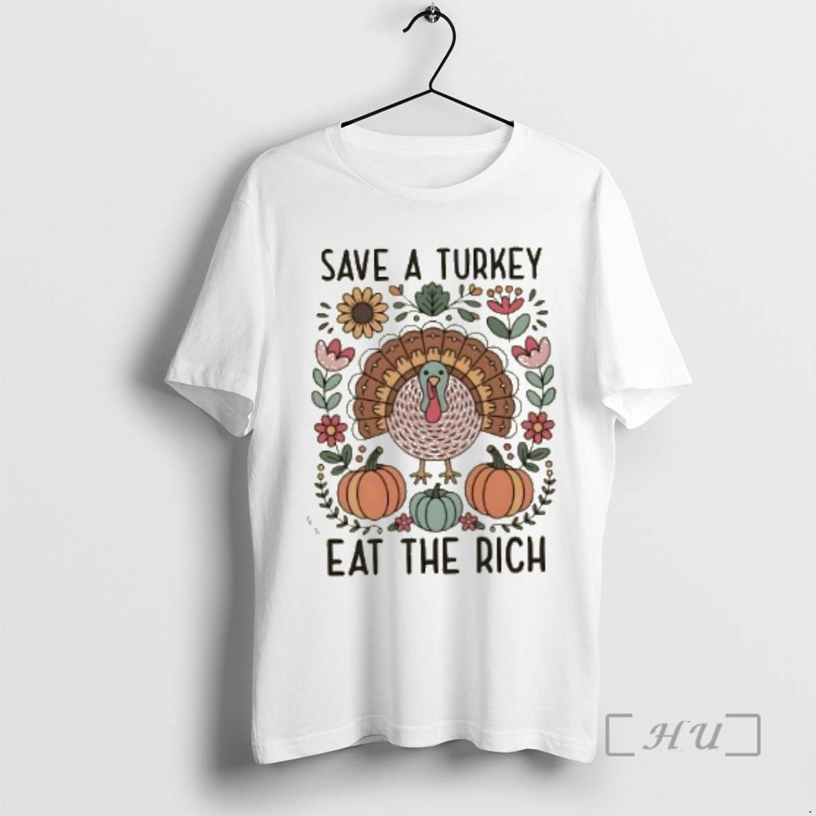 Officials Save A Turkey Eat The Rich Thanksgiving T-Shirts, Hoodie, Sweatshirt | InkNestWear.com