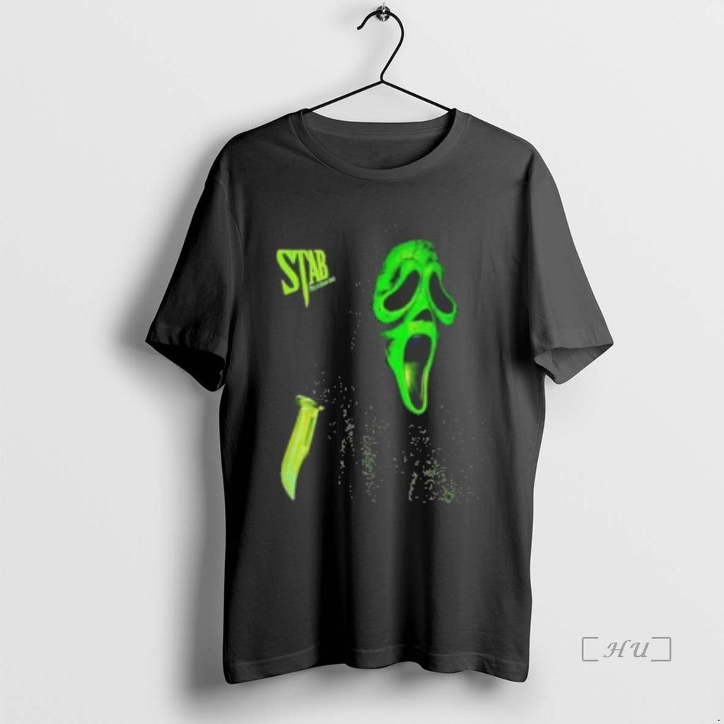 Officials Scream Stab Ghostface Green Mask T-Shirts, Hoodie, Sweatshirt | InkNestWear.com
