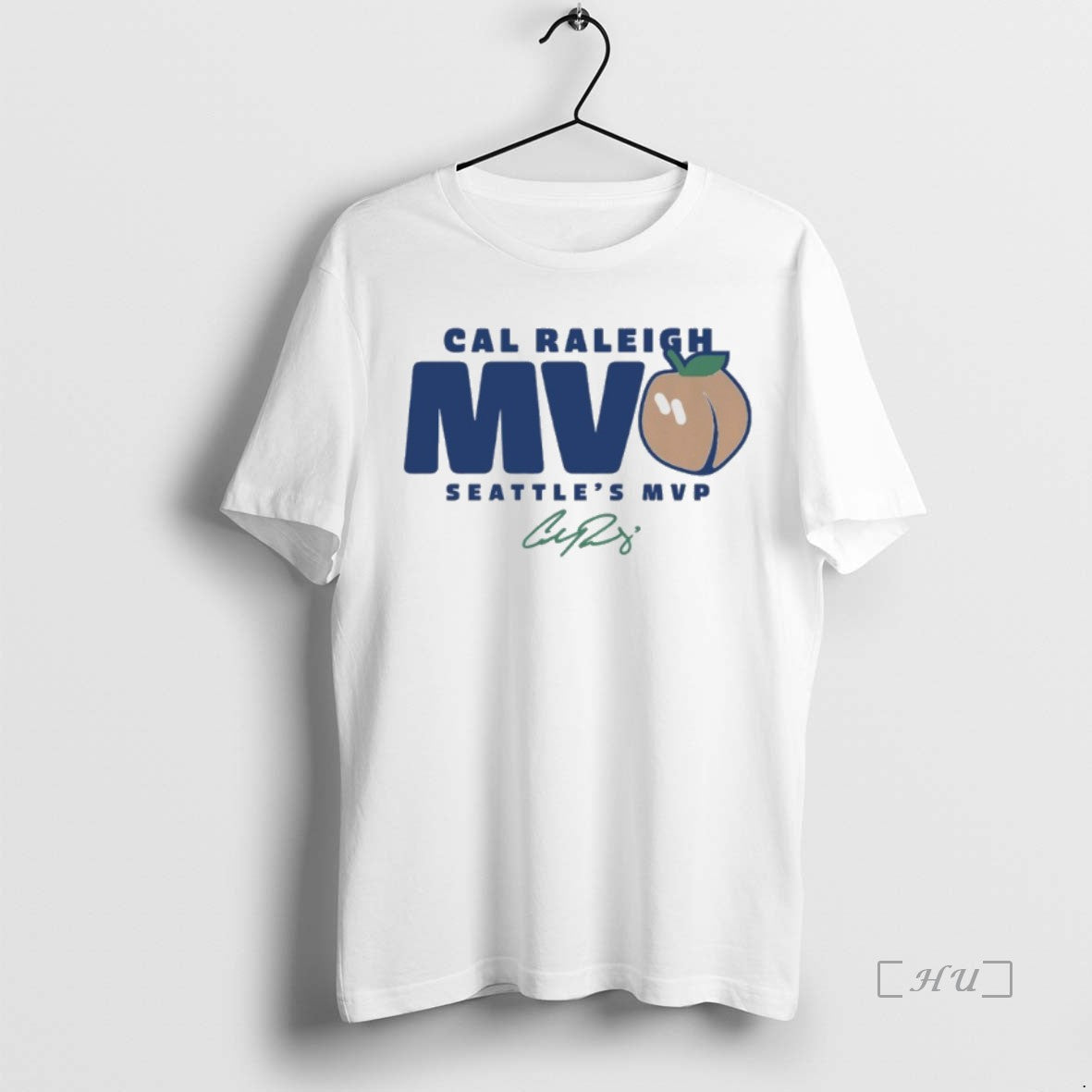 Officials Seattles Cal Raleigh Mvpeach Signature T-Shirts, Hoodie, Sweatshirt | InkNestWear.com