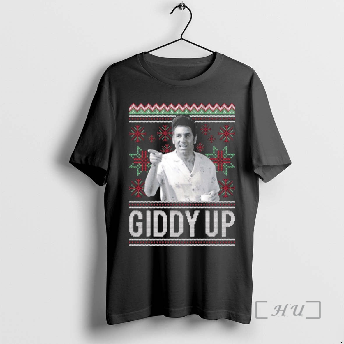 Officials Seinfeld Kramer Giddy Up 2025 Christmas Ugly T-Shirts, Hoodie, Sweatshirt | InkNestWear.com