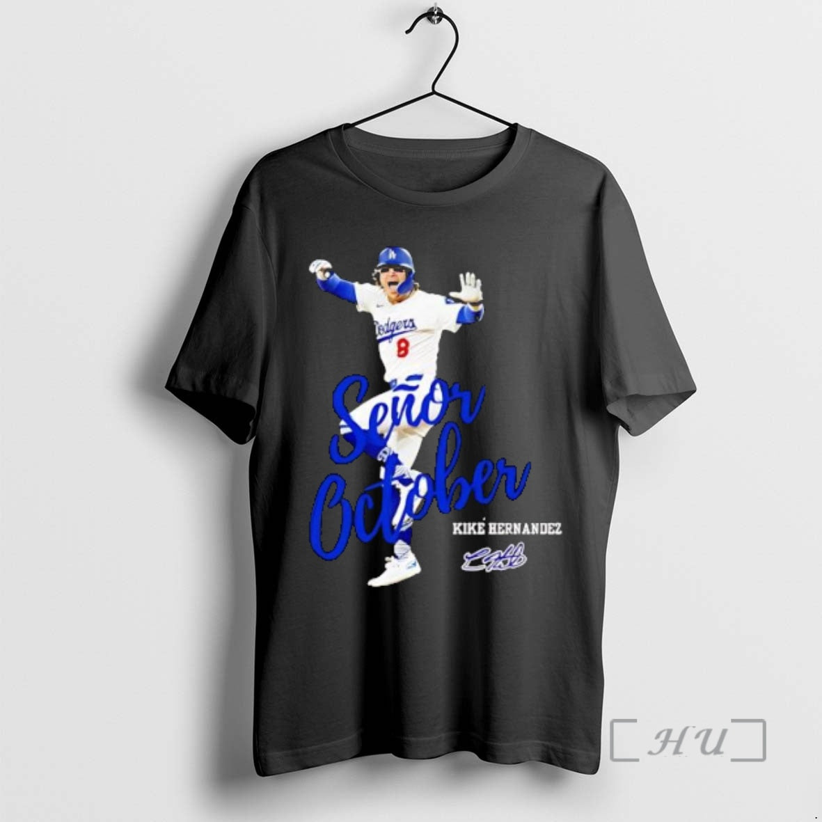 Officials Senor October Kike Hernandez Dodgers Player 8 T-Shirts, Hoodie, Sweatshirt | InkNestWear.com