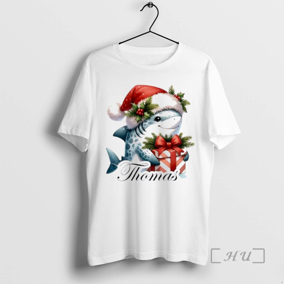 Officials Shark Cute Merry Christmas 2025 Personalized Ornaments White T-Shirts, Hoodie, Sweatshirt | InkNestWear.com