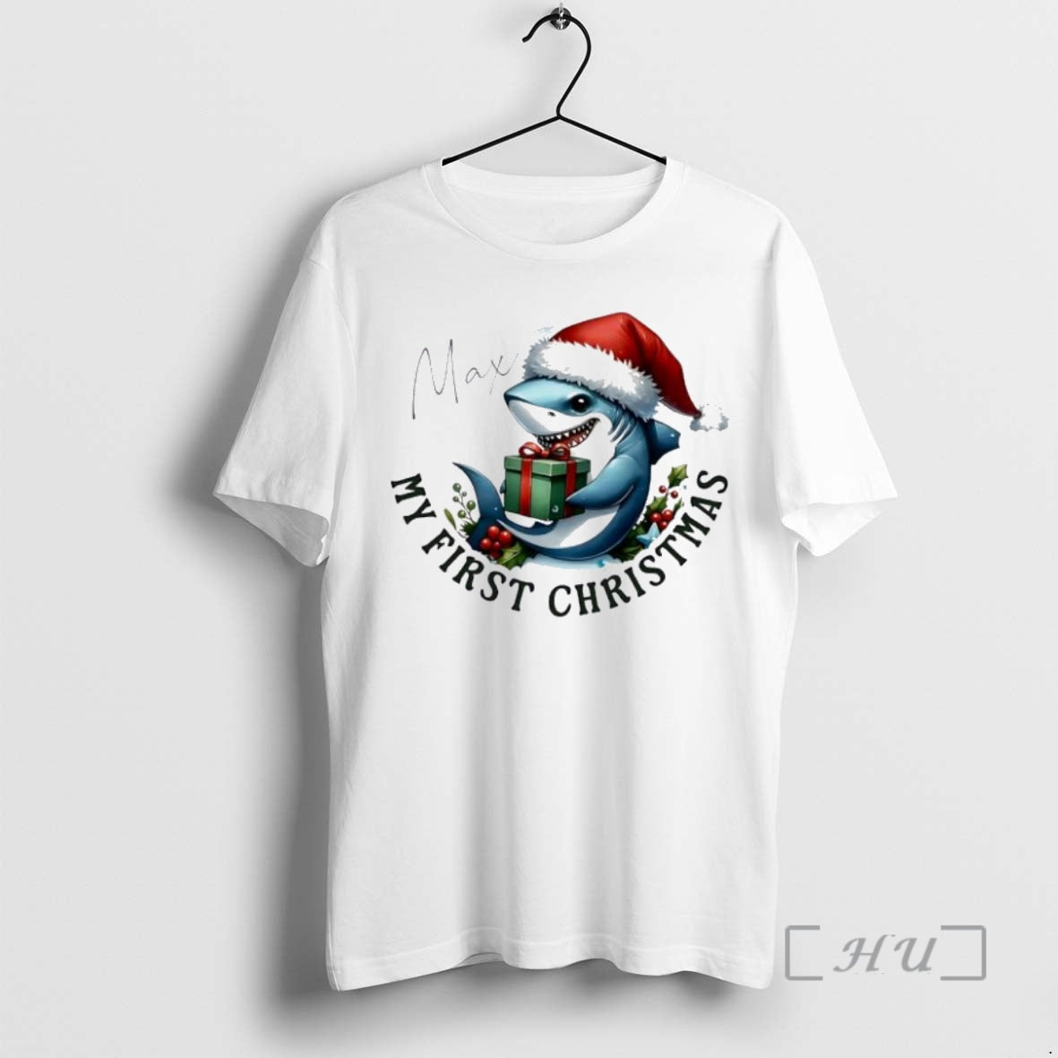 Officials Shark Xmas Babys First Christmas Personalized Ornaments White T-Shirts, Hoodie, Sweatshirt | InkNestWear.com