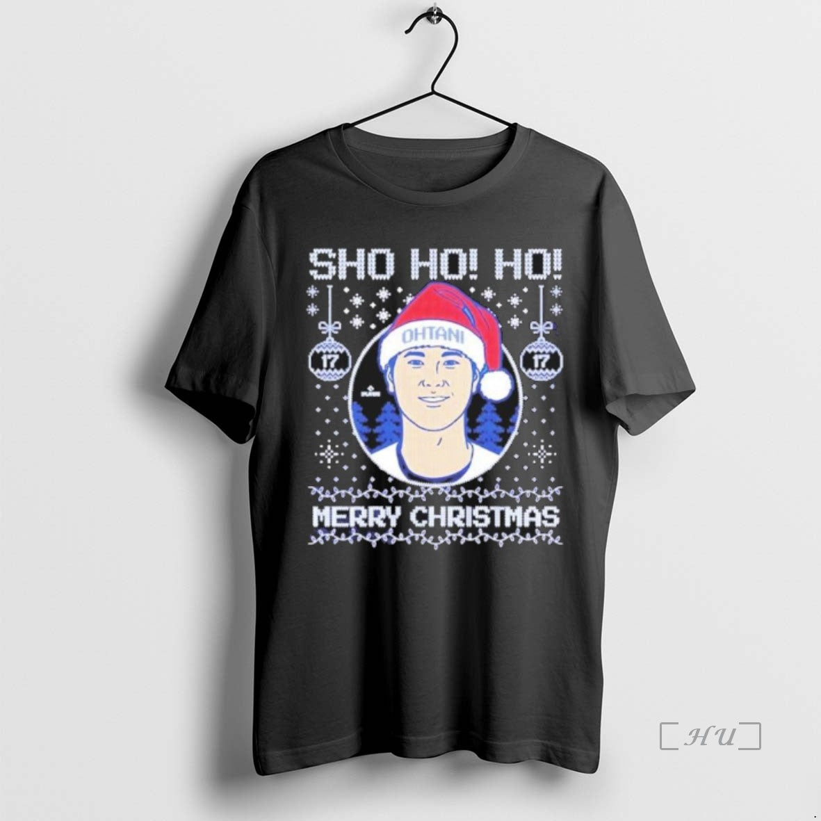 Officials Sho Ho Ho Merry Christmas Shohei Ohtani T-Shirts, Hoodie, Sweatshirt | InkNestWear.com