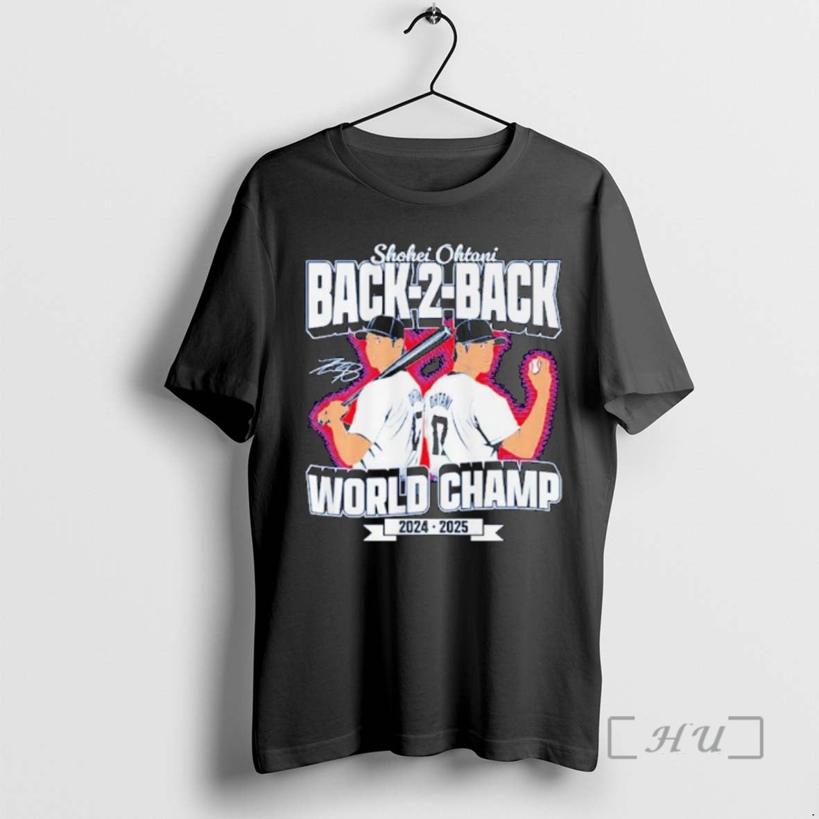 Officials Shohei Ohtani La Dodgers Mlb Back To Back World Champs Signature Ornaments Premium T-Shirts, Hoodie, Sweatshirt
