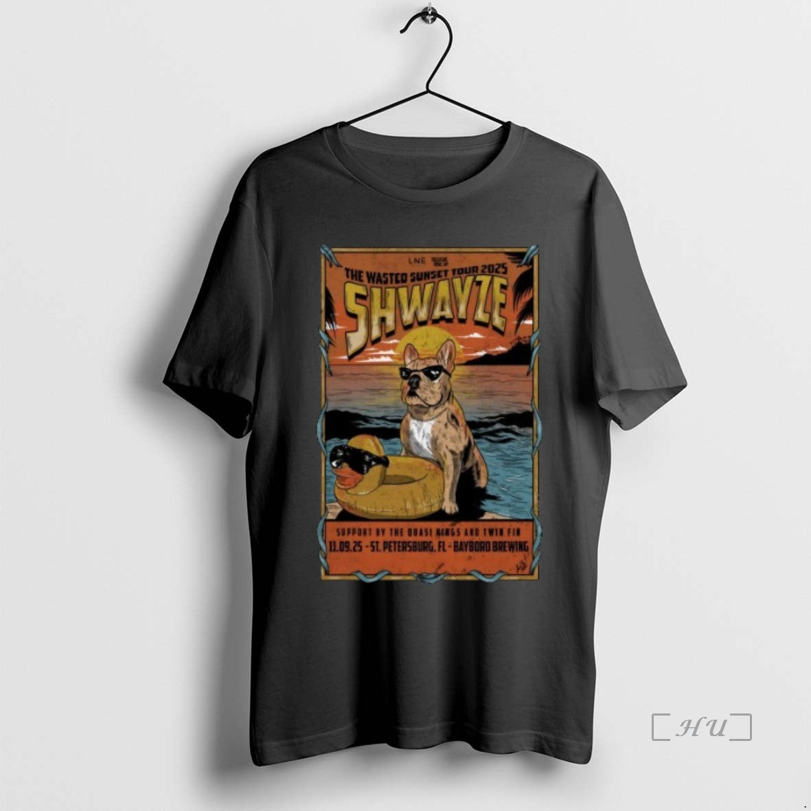 Officials Shwayze The Wasted Sunset Tour 11 9 2025 St Petersburg Fl Dog Premium T-Shirts, Hoodie, Sweatshirt