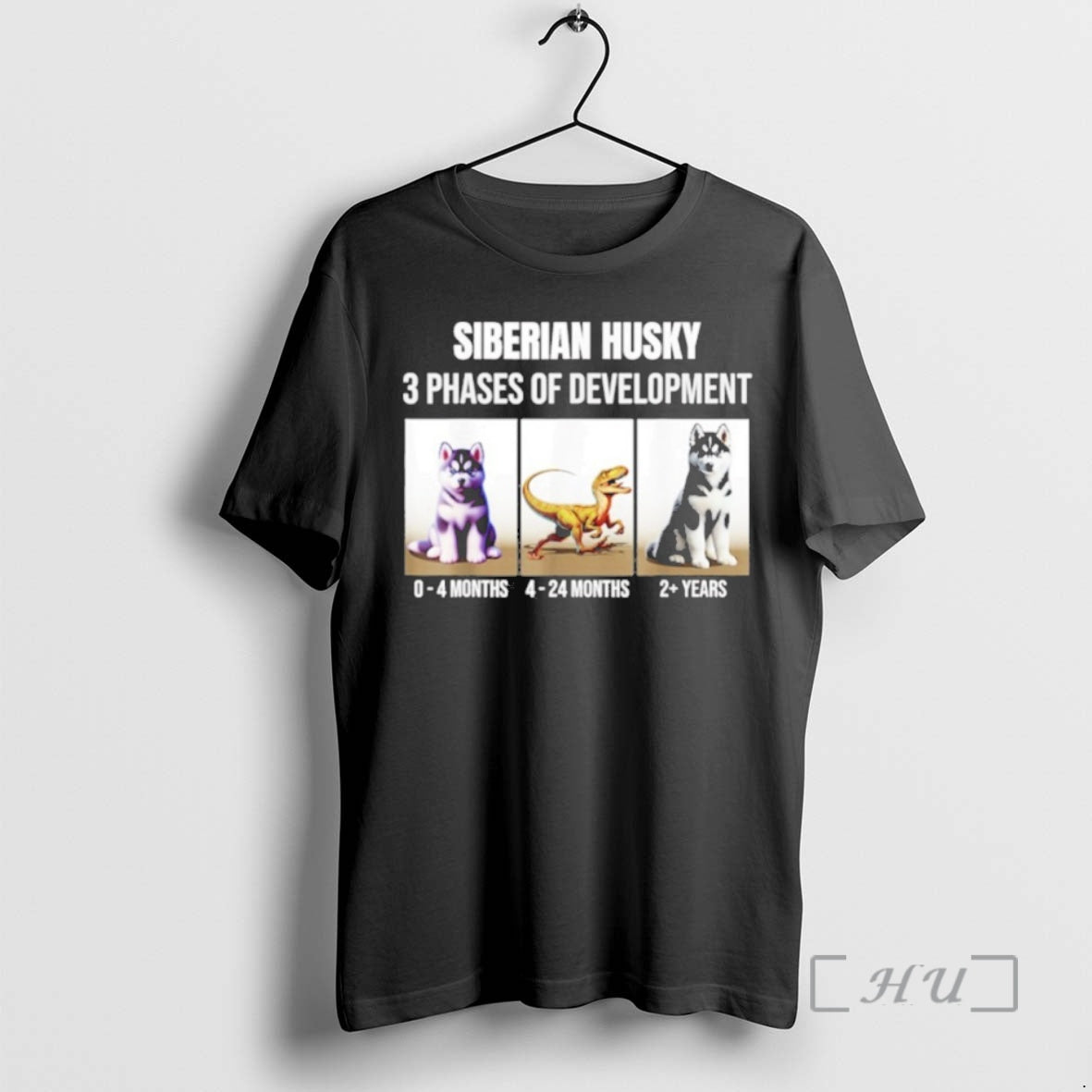 Officials Siberian Husky Puppy Dog 3 Phases Of Development Husky T-Shirts, Hoodie, Sweatshirt | InkNestWear.com